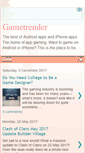 Mobile Screenshot of gametrender.net